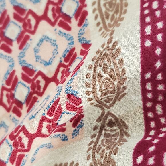 Everly Bohemian Cold Shoulder Crop Bell Sleeve Halter Top Small - Picture 6 of 9